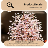 Natural Jade & Amethyst Money Tree | Premium Wealth Attracting Home Blessing Crystal Decoration