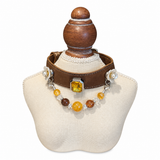 Amber Midnight Mensch & Tier Set