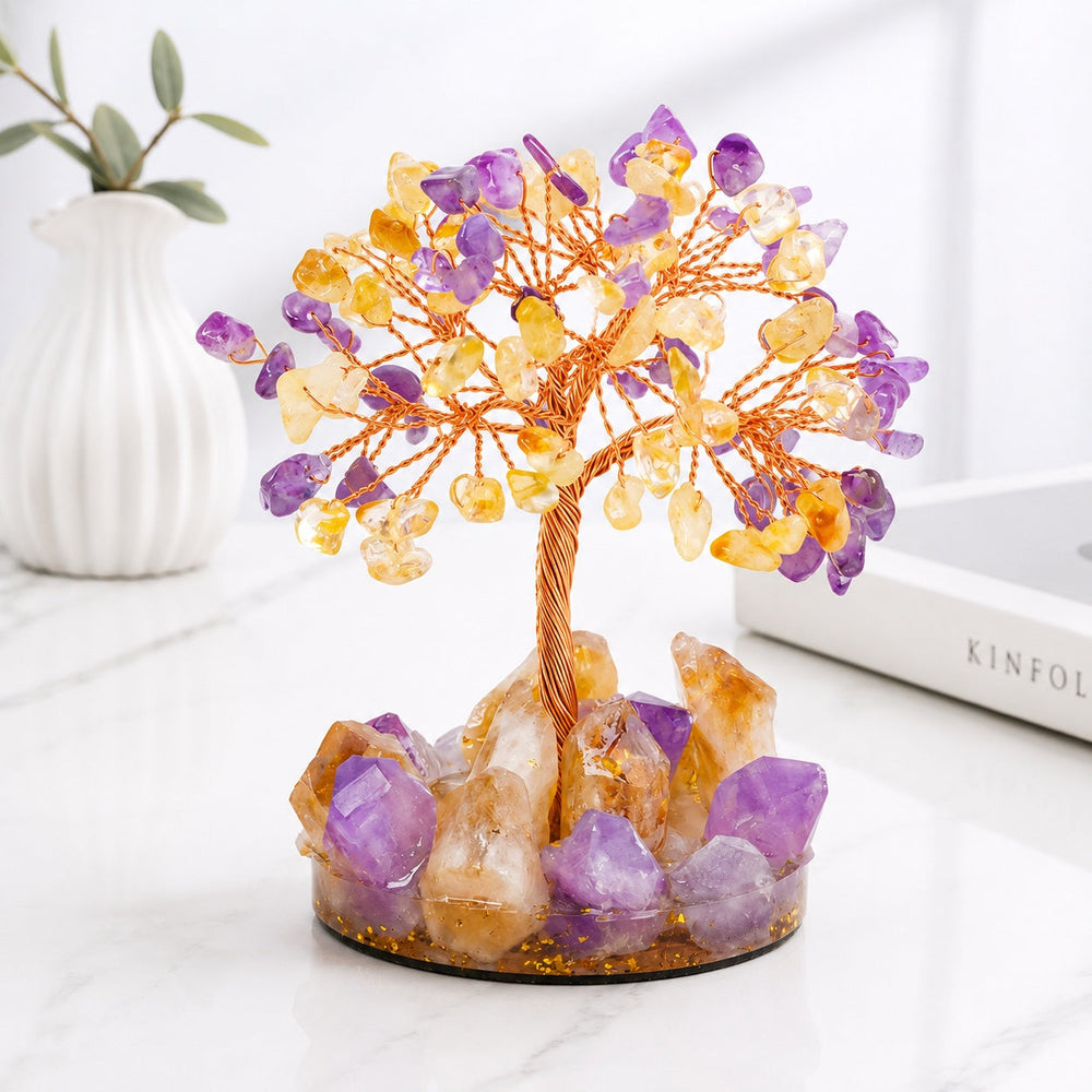 Crystal Bloom Tree of Life Decor