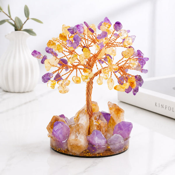 Crystal Bloom Tree of Life Decor