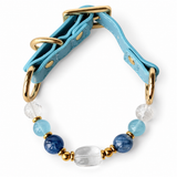 Aqua Clarity Arc Beaded Pet Collar