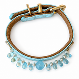 Aqua-Tauperlen-Halsband für Haustiere