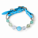Cherry Blossom Natural Stone Beaded Pet Collar