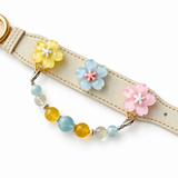 Aqua Sonnenblumen-Perlenhalsband für Haustiere