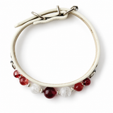 Berry Snow Beaded Pet Collar