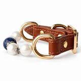 Blue Pearl Arc Beaded Pet Collar