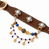 Perlen-Halsband „Coastal Dusk Charm“ für Haustiere