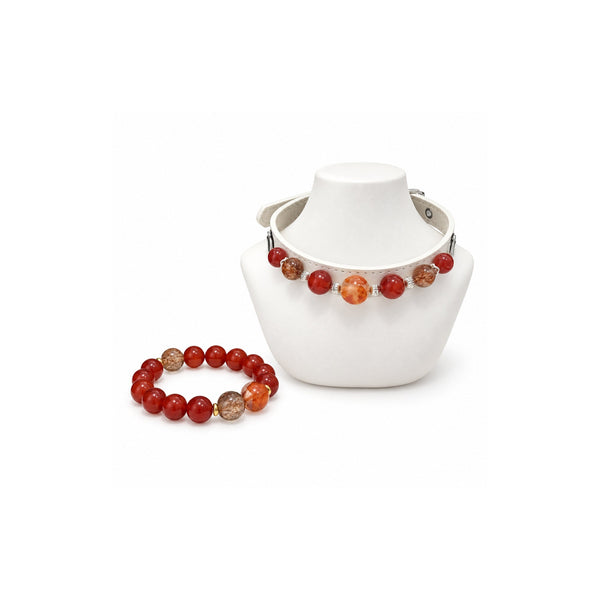 Crimson Grove Partner-Armbandset für Mensch & Tier