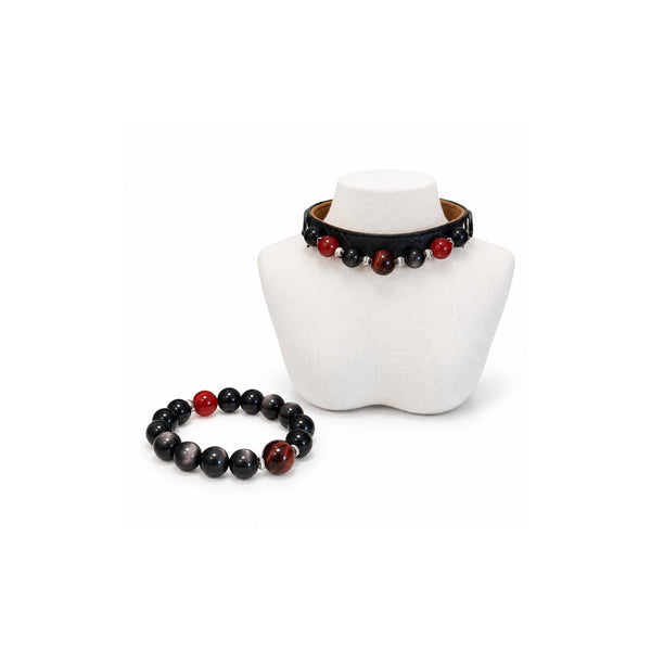 Crimson Midnight Partner-Look für Mensch & Tier
