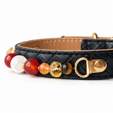 Sage Mist Natural Stone Beaded Pet Collar