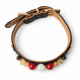 Sage Mist Natural Stone Beaded Pet Collar