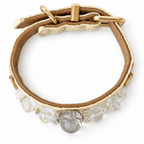 Crystal Crest Naturstein-Perlenhalsband für Haustiere