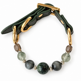 Forest Dusk Arc Beaded Pet Collar