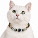 Forest Dusk Arc Beaded Pet Collar