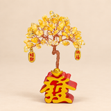 Fortune Bloom Crystal Tree Decor