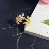 Gold-Plated 925 Sterling Silver Adjustable Ring — Elegant Everyday Fine Jewelry