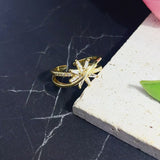 Gold-Plated 925 Sterling Silver Adjustable Ring — Elegant Everyday Fine Jewelry