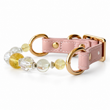 Golden Arc Natural Stone Beaded Pet Collar