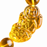 Golden Fortune Pixiu Citrine Bracelet