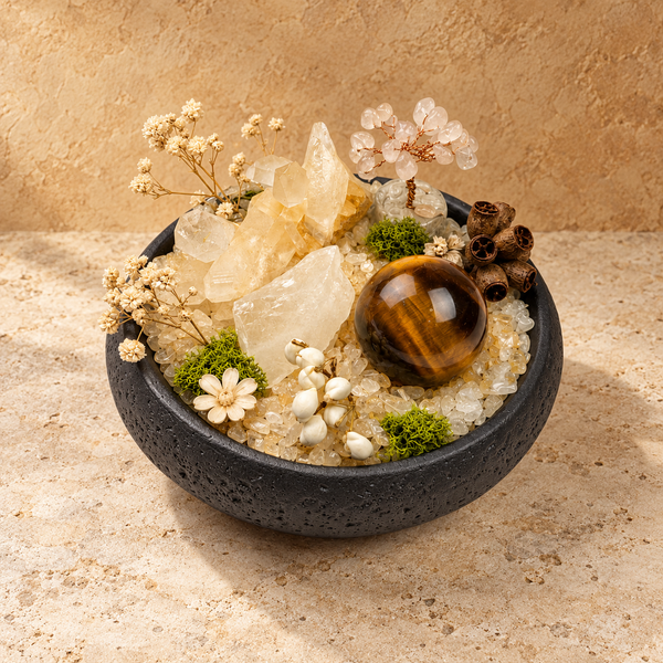 Golden Tiger Crystal Garden