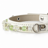 Green Clarity Beaded Pet Collar