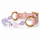 Storm Cloud Natural Stone Beaded Pet Collar