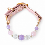 Storm Cloud Natural Stone Beaded Pet Collar