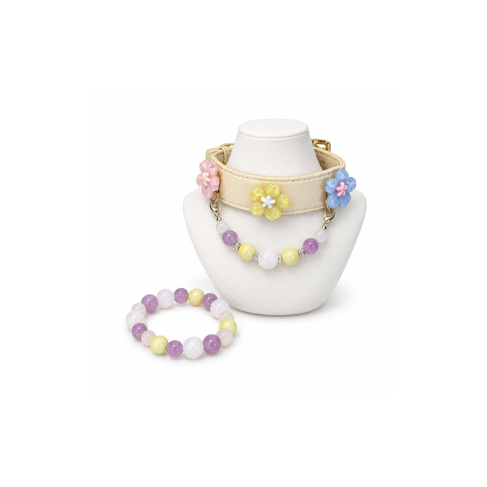 Lavendel-Zitrone Partnerarmband & Haustierhalsband