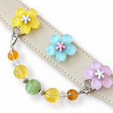 Lemon Meadow Blossom Beaded Pet Collar