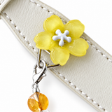 Lemon Meadow Blossom Beaded Pet Collar