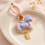 Lucky Pony Brocade Hanging Charm