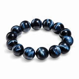 Armband aus blauem Tigerauge „Midnight Clarity“ – Kristallschmuck für Selbstvertrauen & Klarheit