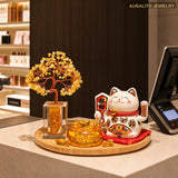 CitrineMoney TreeLucky CatDecorCash RegisterWealth AttractingDecorationBusinessGrand OpeningGift