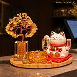 CitrineMoney TreeLucky CatDecorCash RegisterWealth AttractingDecorationBusinessGrand OpeningGift