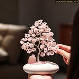 JadeRose QuartzMoney TreeLiving RoomLuxuryPixiuDecorEntrywayBedroomDecorationBirthday Gift