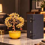 CitrineMoney TreeAgateDecorBusinessWealth AttractingTreasure BowlDecorationLight LuxuryPremiumHousewarmingGrand OpeningGift