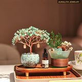 AventurineCrystalMoney TreeFragranceEssential Oil DiffuserLiving RoomBedroomDecorLight LuxuryPremiumDecoration
