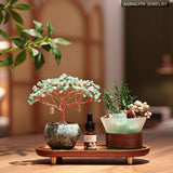 AventurineCrystalMoney TreeFragranceEssential Oil DiffuserLiving RoomBedroomDecorLight LuxuryPremiumDecoration