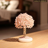 NaturalRose QuartzMoney TreeLoveDecorBedroomLiving RoomDecorationLight LuxuryBirthday Gift