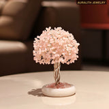 NaturalRose QuartzMoney TreeLoveDecorBedroomLiving RoomDecorationLight LuxuryBirthday Gift