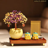 CitrineMoney TreePixiuTreasure BowlDecorOfficeDecorationWealth AttractingHousewarmingGrand OpeningGift