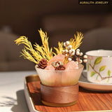 NaturalCitrineOfficeDesktopWealth AttractingDecorEssential Oil DiffuserLiving RoomDecoration