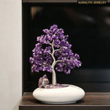 NaturalJadeAmethystMoney TreeDecorPremiumDecorationWealth AttractingHome Blessing