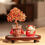 JadeRed AgateCrystalMoney TreeLiving RoomEntrywayDecorDecorationUniqueHousewarmingGift