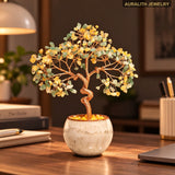 NaturalCitrineMoney TreeLiving RoomDecorOfficeWealth AttractingDecorationHousewarmingGrand OpeningGift