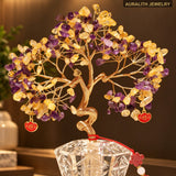 NaturalAmethystMoney TreeOfficeDesktopWealth AttractingDecorationDecorLuxuryBirthday Gift