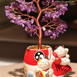 AmethystMoney TreeTV StandDecorationDecorLiving Room2026 New ArrivalLight LuxuryPremiumHousewarmingGrand OpeningGift
