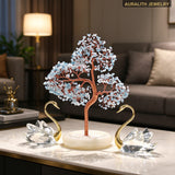 JadeAquamarineMoney TreeLiving RoomSwanDecorationLight LuxuryPremiumCraftDecorBirthday Gift