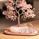 JadeRose QuartzMoney TreeLiving RoomBedroomSwanCreativeDecorWeddingDecorationGiftfor Her