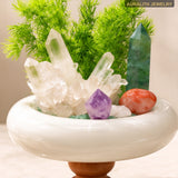 NaturalCrystalMini LandscapeJadeBonsaiDecorLiving RoomBedroomFragranceDecorationUniqueBirthday Gift